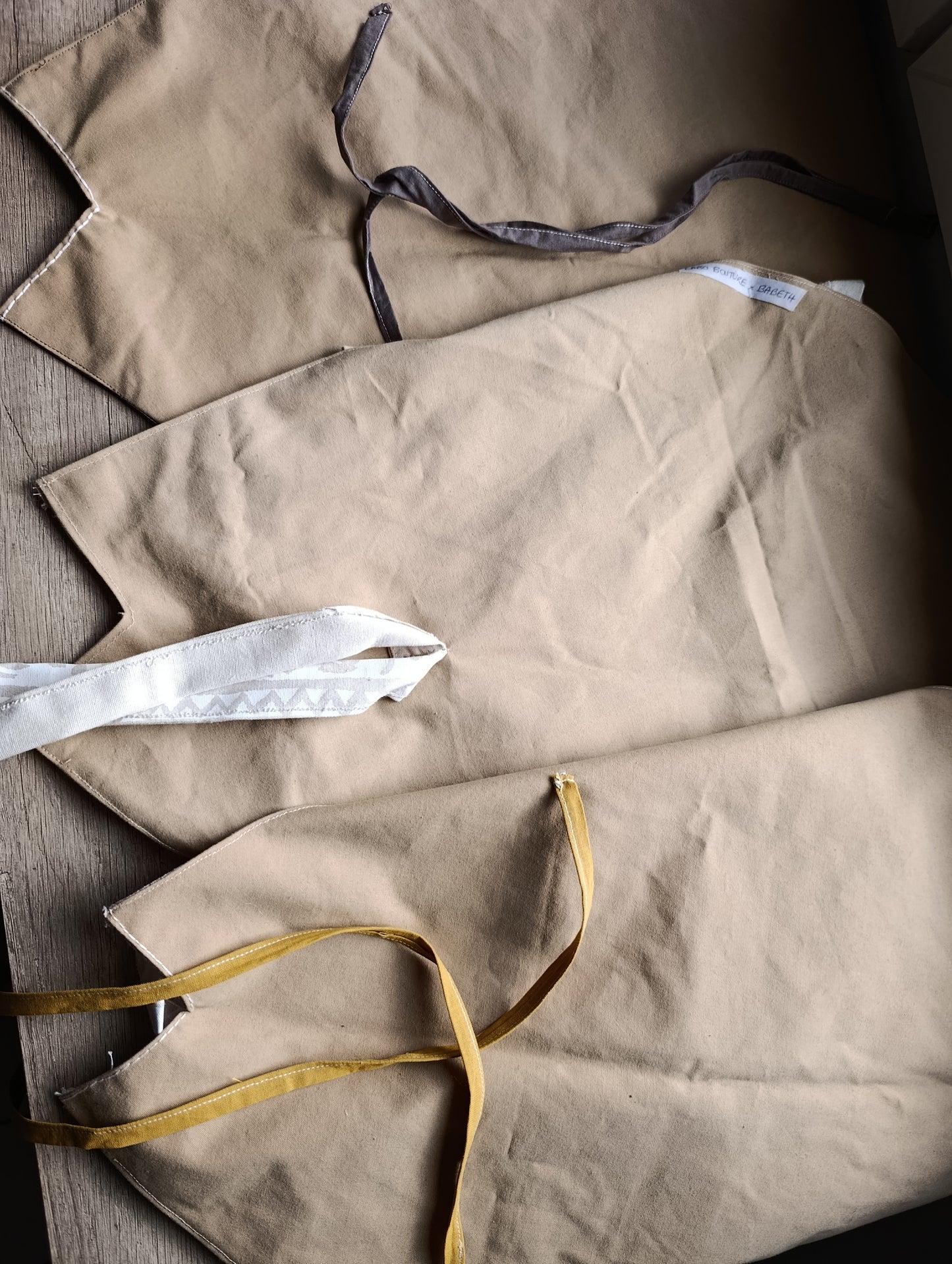 détail attaches sac a bouquet