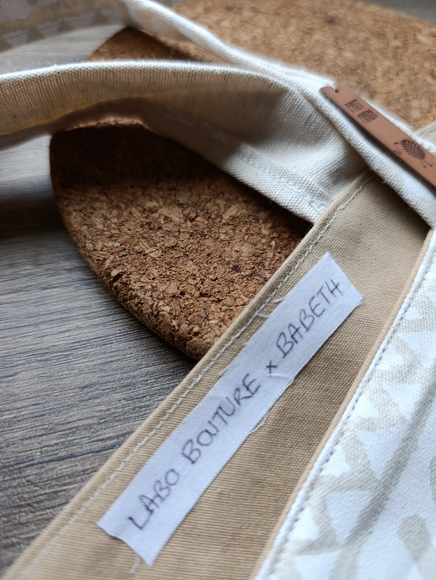 étiquette labo bouture x babeth bloom bag