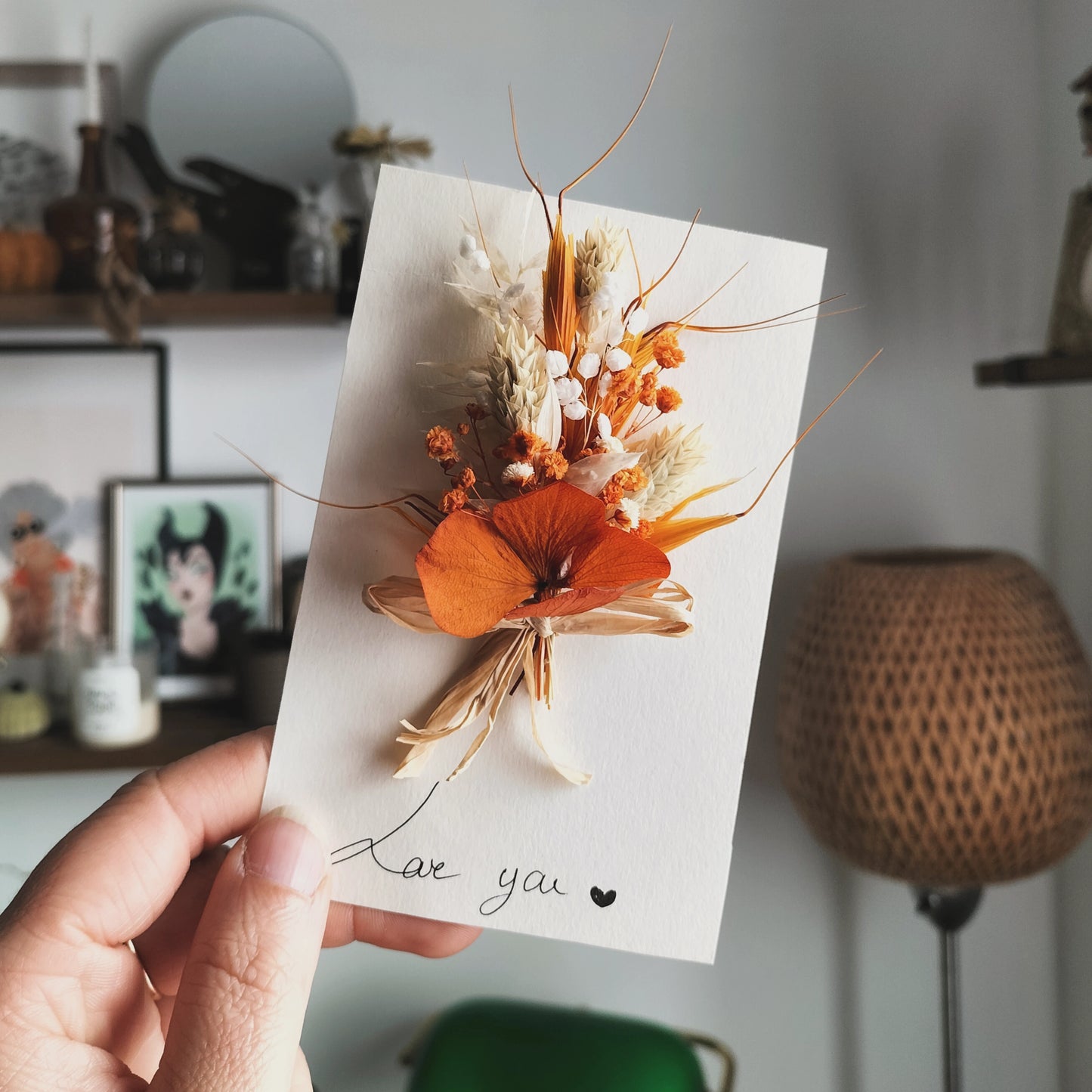 Lettre fleurie